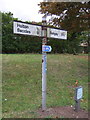 Signpost on Bungay Road, Holton