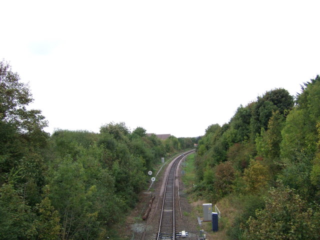 Railway towards Lowestoft