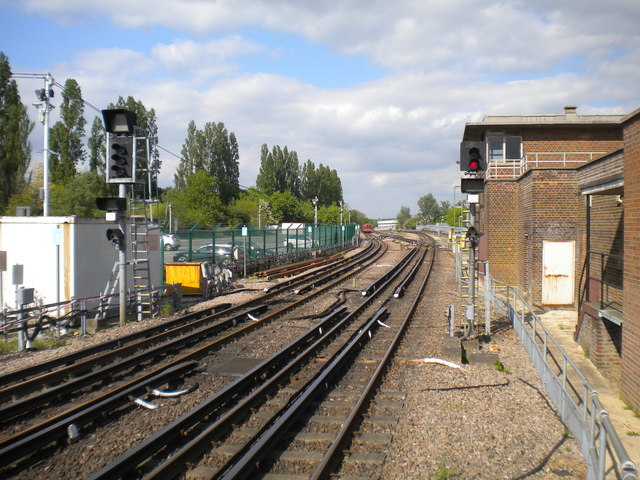 Central Line north east of Debden... © Richard Vince :: Geograph ...