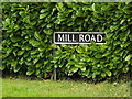 TM1686 : Mill Road sign by Geographer