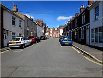 SX9293 : Victoria Road towards Victoria Street, St James, Exeter by Jaggery