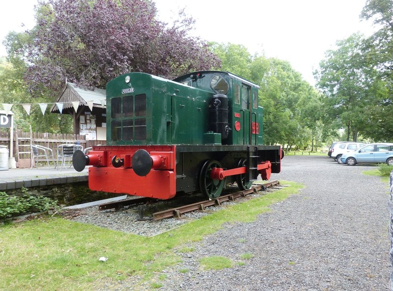 Old diesel locomotive at Erwood Station... © Derek Voller cc-by-sa/2.0 ...