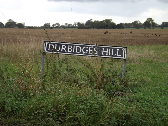 Durbridge's Hill sign