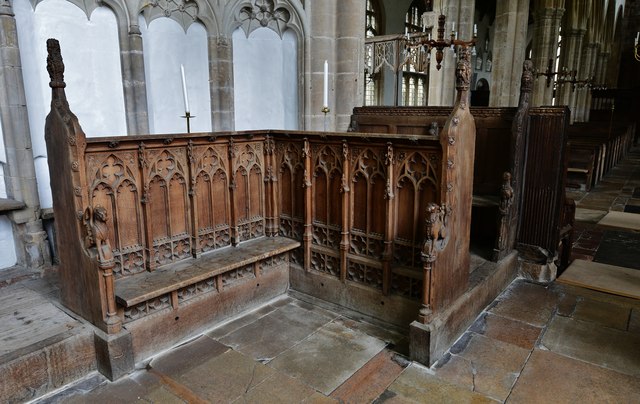 Walpole St. Peter, St. Peter's church: Chancel benches