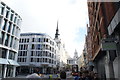 View of the Wren Church of St. Martin from Ludgate Hill