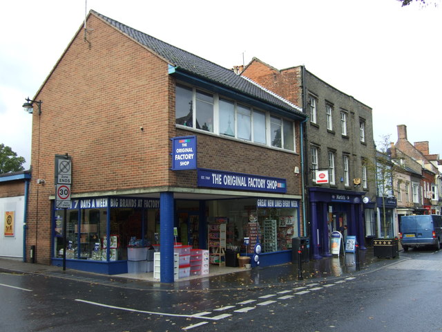 Post Office and shops, Bungay