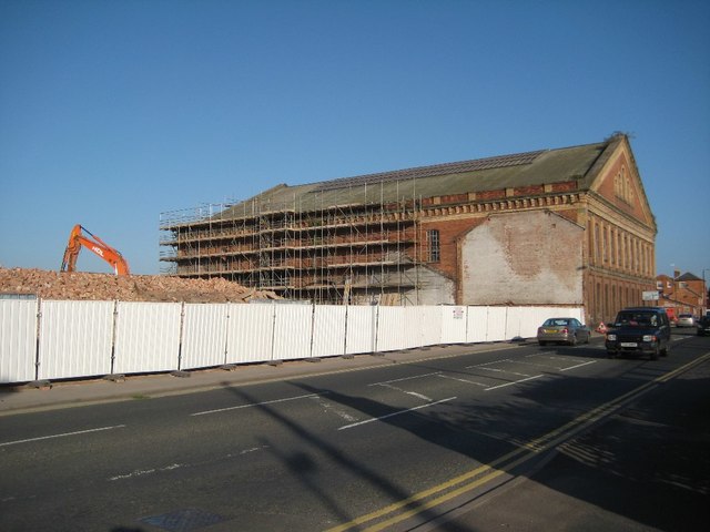 Lowesmoor development and Great Filling Hall