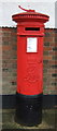 Edward VII postbox on Old Market, Beccles