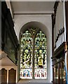 Stained glass and organ in St Chad