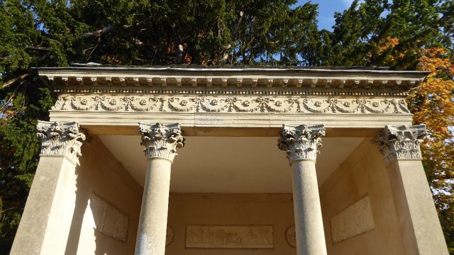 Detail of the Island Temple, Croome Park