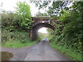 Lane passing under Brownhill Railway Bridge