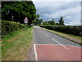 Warning sign -  playing field, English  Bicknor