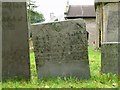 SK6943 : Belvoir Angel headstone, East Bridgford Churchyard  by Alan Murray-Rust
