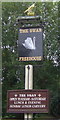 Sign for the Swan public house, Fressingfield