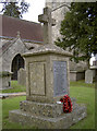 War memorial in Holy Trinity