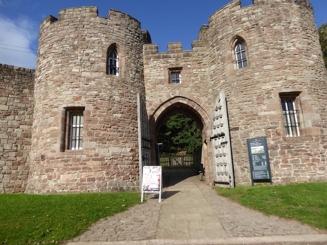 The gateway of Beeston Castle
