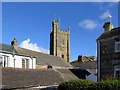 Tower of Paul Church from Boslandrew Hill