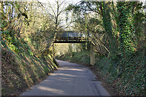 TQ6056 : Bridge over Quarry Hill Road by Robin Webster