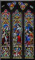 SK9843 : Stained glass window, St Martin's church, Ancaster by Julian P Guffogg