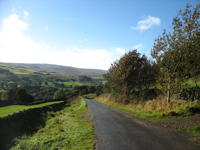 Lane north of St John's Chapel
