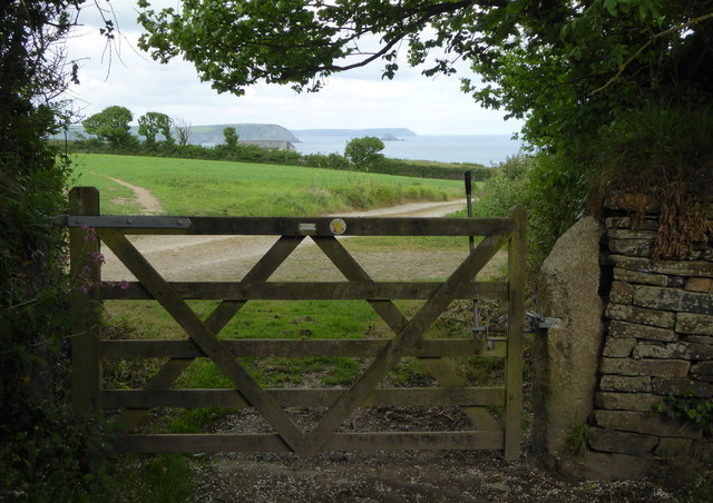 Gate at the end of the path