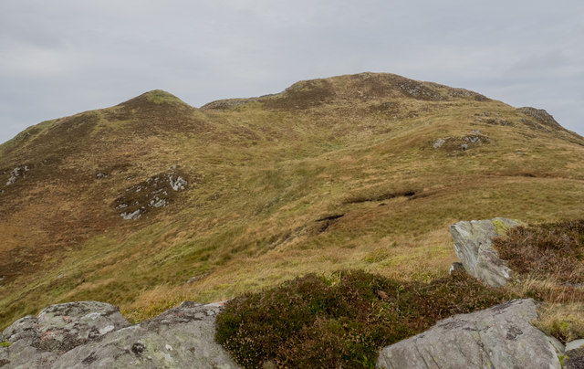 Ridge rising towards summit of Giùr-bheinn