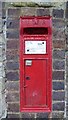SO8145 : Victorian letterbox, Guarlford by Philip Halling