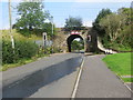 NS8350 : Station Road Railway Bridge by Peter Wood