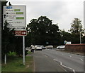 Directions sign facing Wellington Road, Nantwich