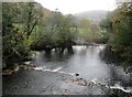 Afon Elwy lawr yr afon o Bont y Gwyddel / Afon Elwy downstream of Pont y Gwyddel