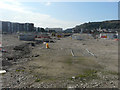 Looking SW over the site of the St James? Shopping Centre