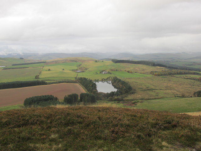 Small loch from Eildon Wester Hill