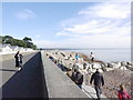 SZ1891 : Sea Wall Walk by Gordon Griffiths