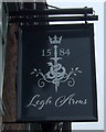 Sign for the Legh Arms, Knutsford