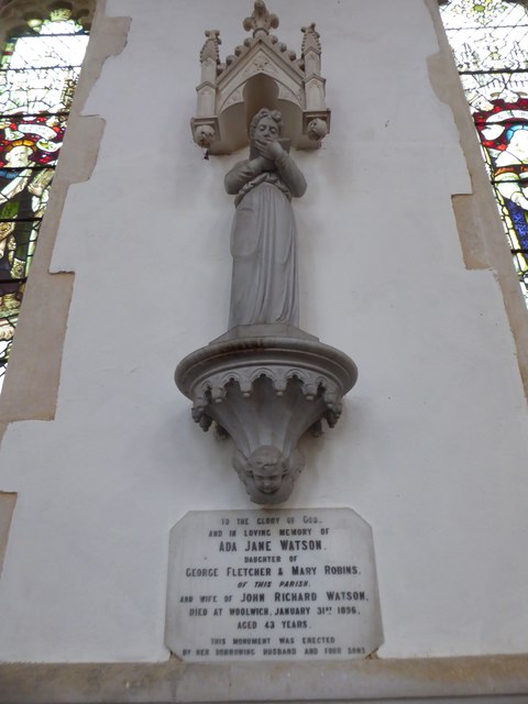 St Andrew, Isleham: memorial (5)