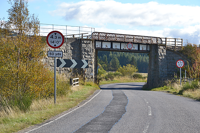 Bridge carrying the Highland main line