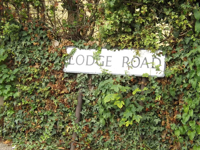 Lodge Road sign