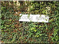 TL8918 : Lodge Road sign by Geographer
