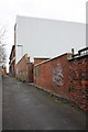 Looking west along Nursery Lane