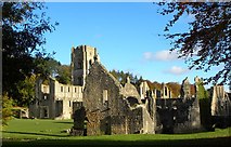SE2768 : Fountains Abbey from the south west by Gordon Hatton