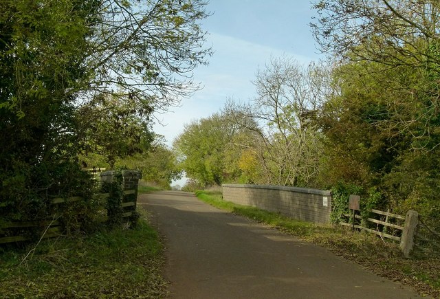 Former railway bridge near Eaton