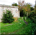 Towards a track from Marlborough Close towards Fouracres Close, Barry