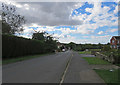 Station Road out of Stoke Golding to the west