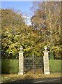 Gates in the Autumn sunshine