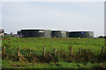 SJ6493 : Slurry silos at Brook House Farm by Bill Boaden