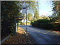 Bus stop and shelter on Broad Lane