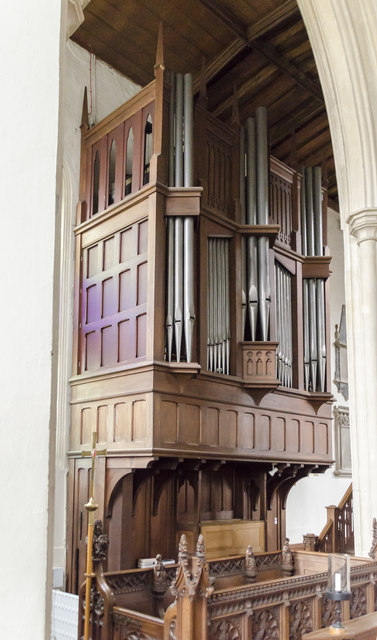 Organ, St Martin's church, Stamford