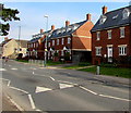 Speed bump and zebra crossing, Bath Road, Stonehouse