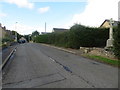 Road (A6112) at the War Memorial in Preston