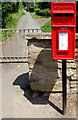 Queen Elizabeth II postbox near Biggs Lane, Fownhope